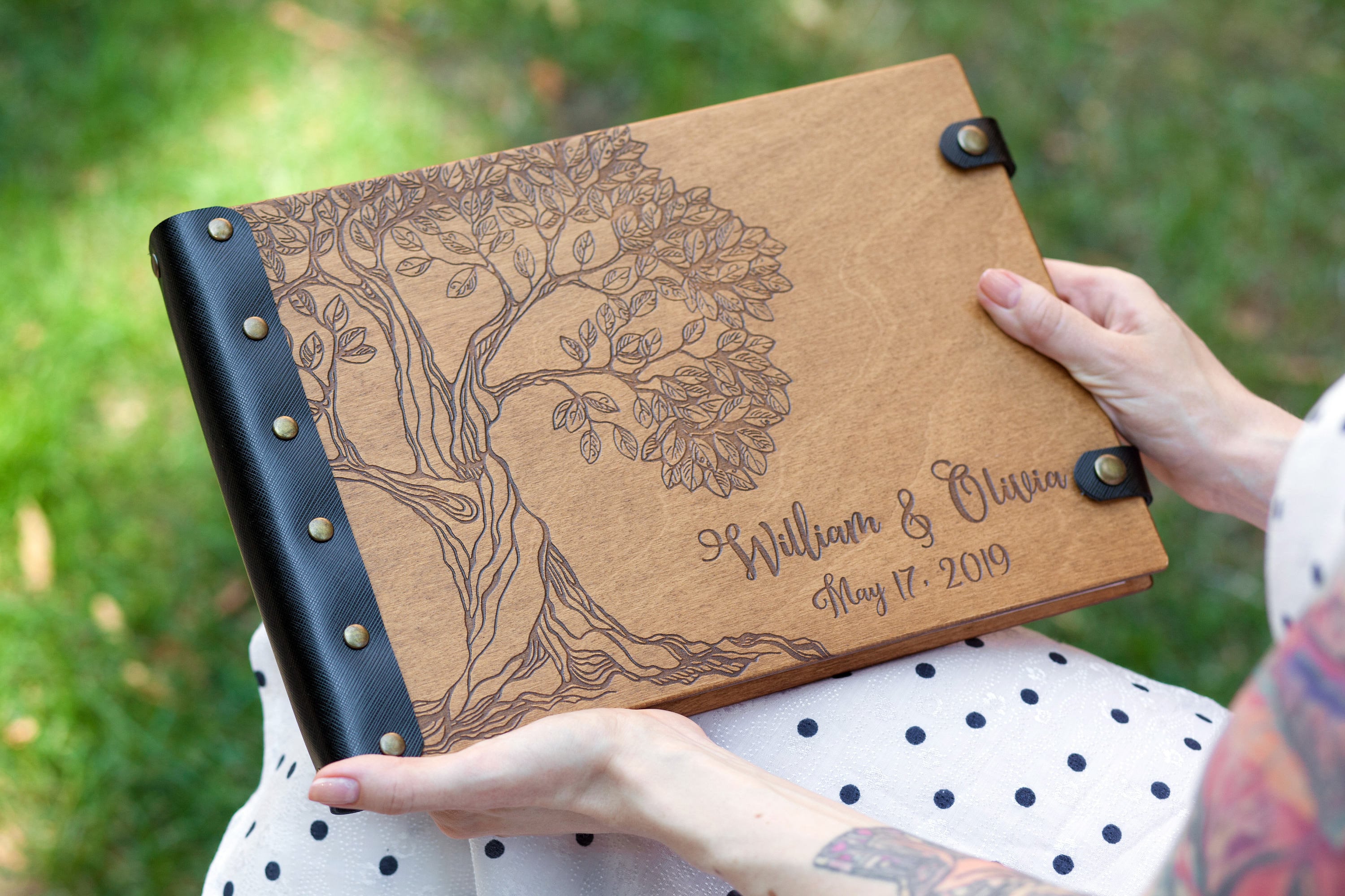 Family Tree Tree Guest Book Wedding Guest Book Custom Guest Etsy