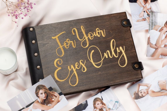 Boudoir Photo Album Gift for Husband for Your Eyes Only, Wedding