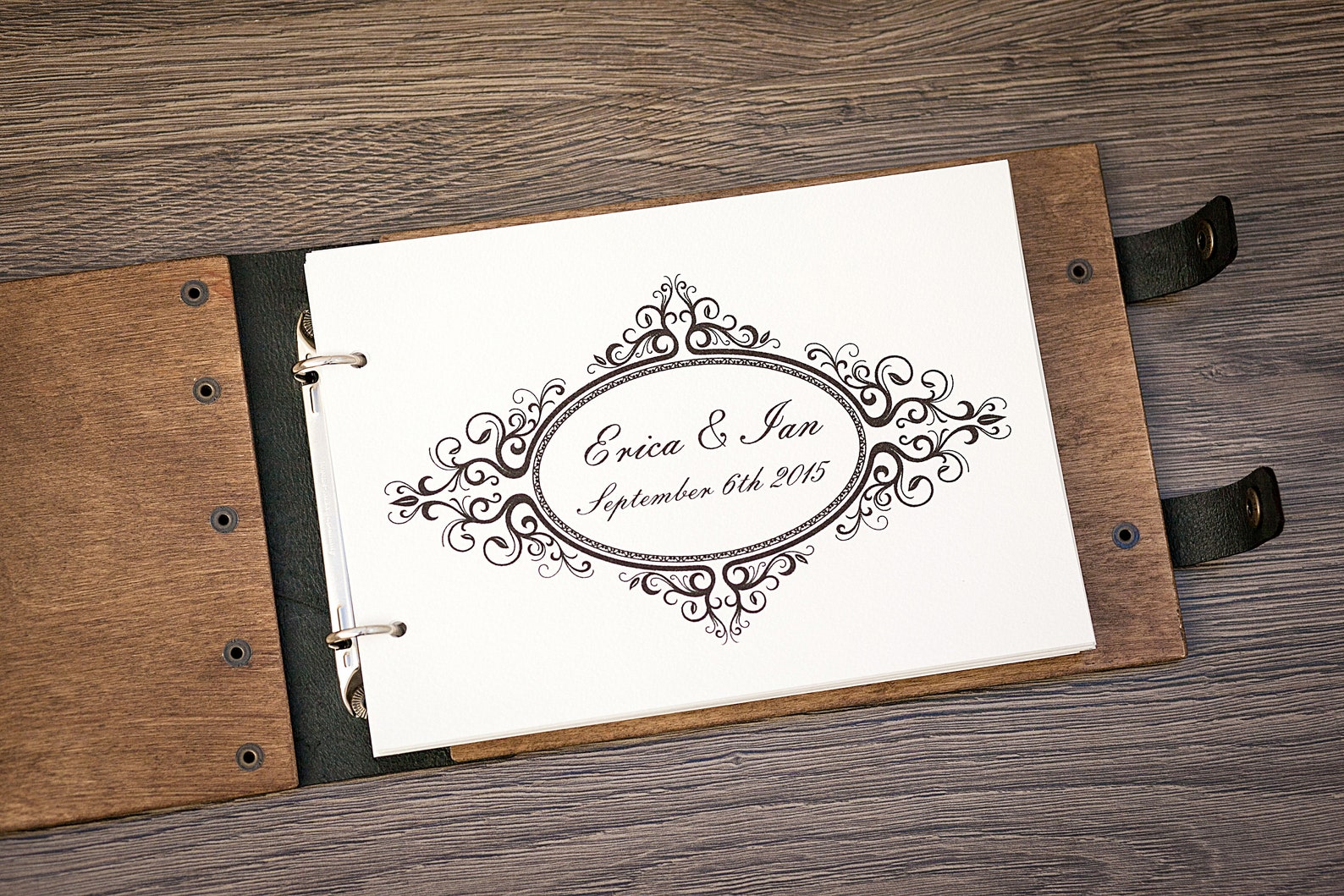 Wedding Guest Book Wedding Album Travel Photo Album Wood Etsy