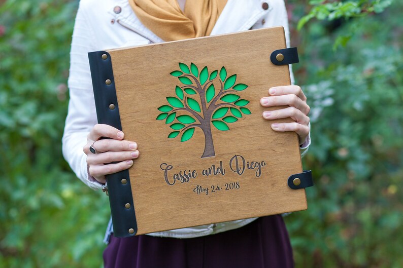 Family Tree Photo Album Tree Of Life Scrapbook Family Photo Etsy