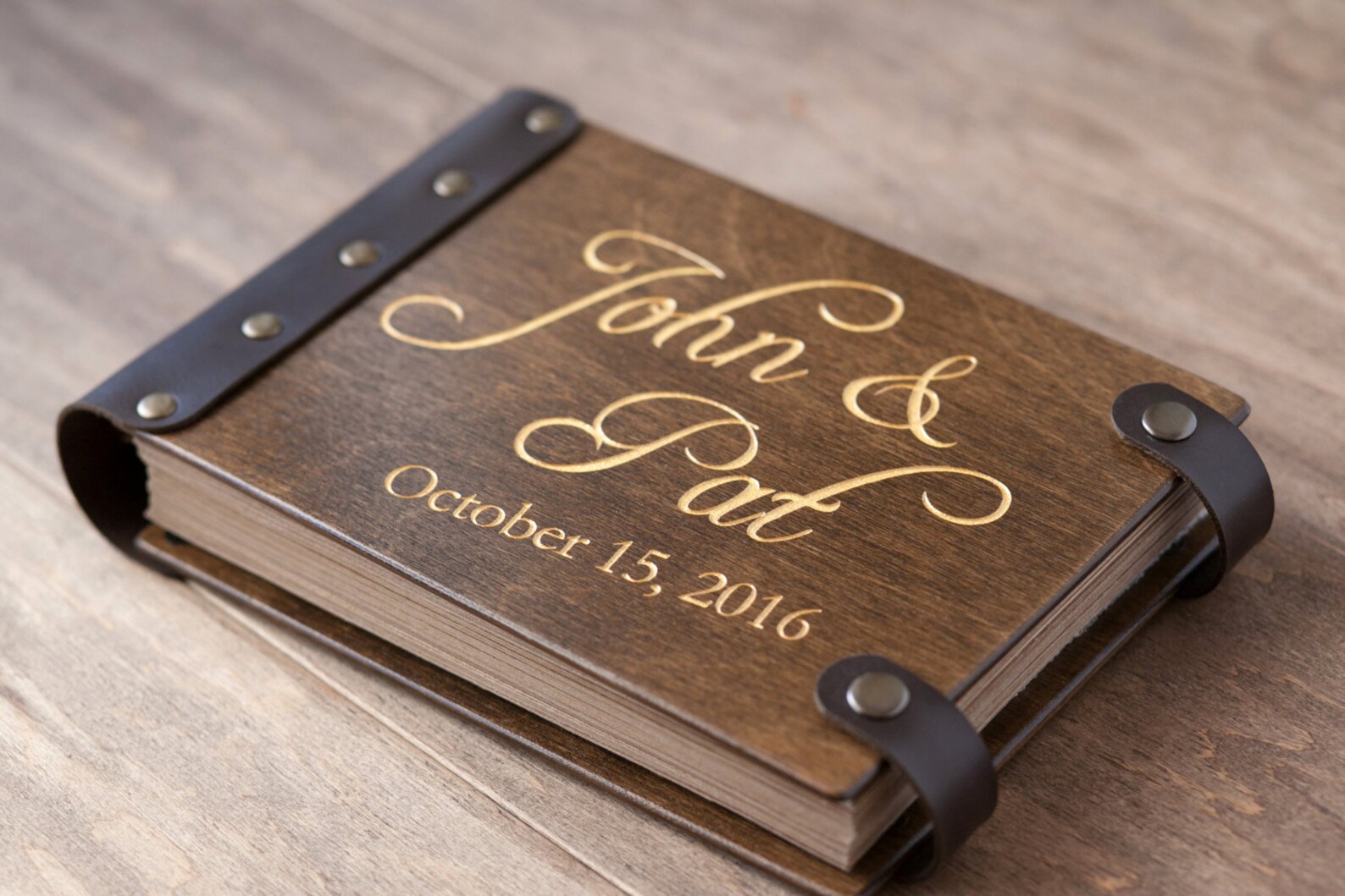 Photo Album Custom Wedding Album Wedding Album Wood Photo Etsy Canada