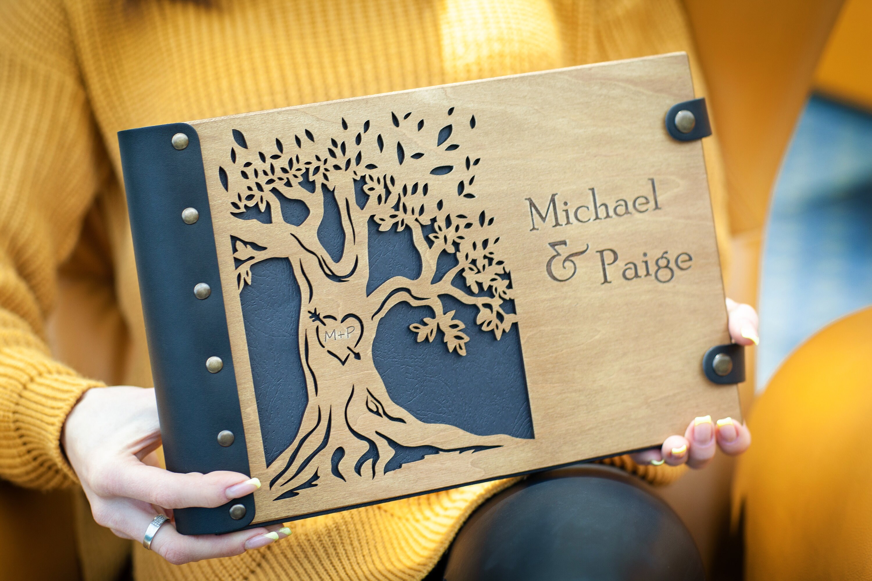 Family Tree Photo Album Personalied Photo Album 4x6 Custom Etsy