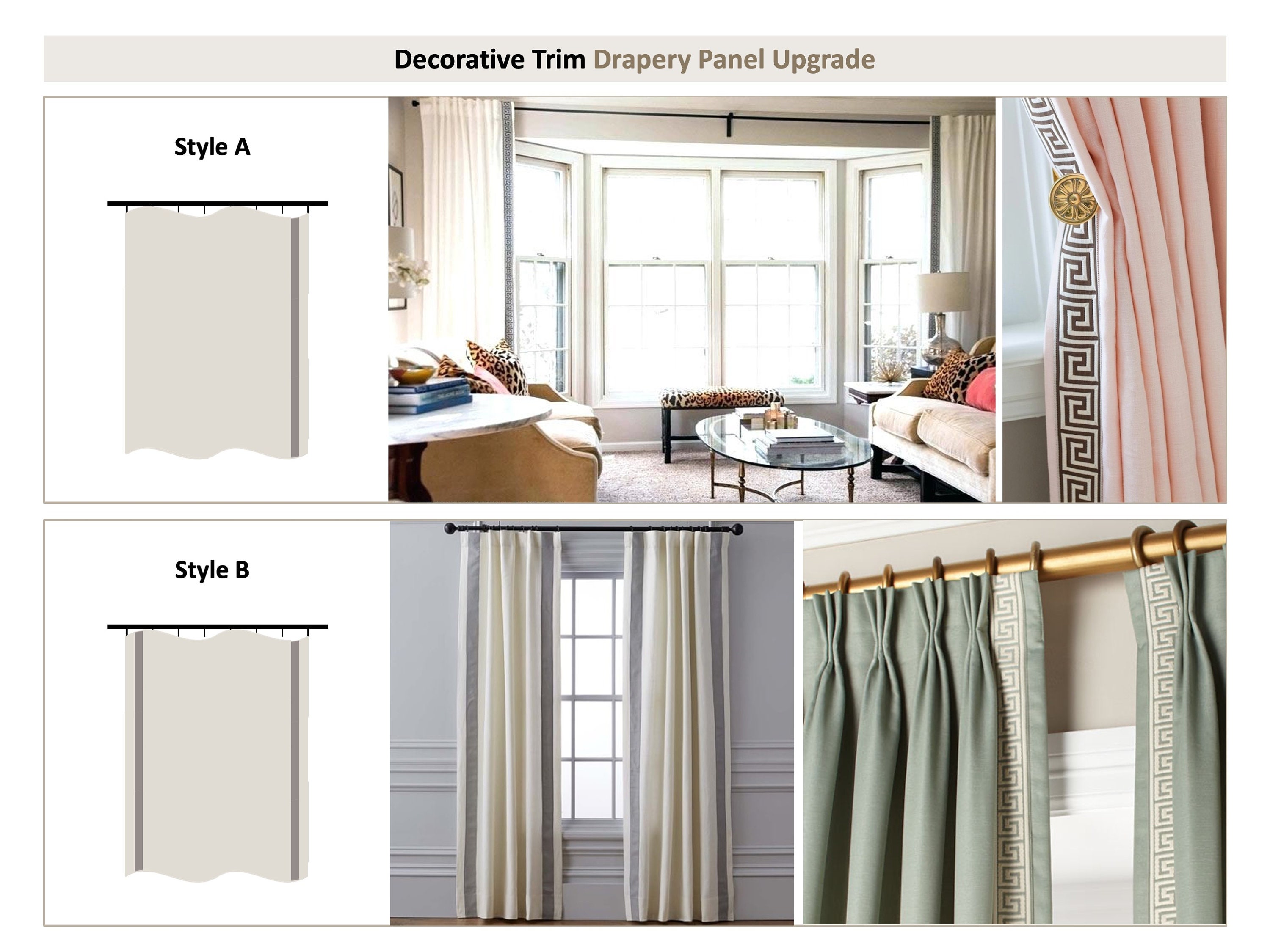 DIY: Adding Trim to Drapes or Curtains - Southern Nell's
