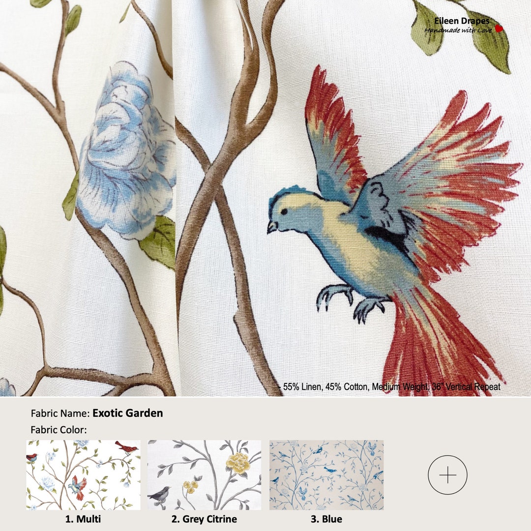 Voyage Maison Aviary Garden Linen Panel