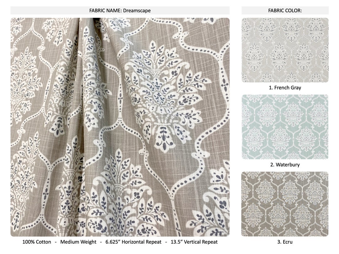 Dreamscape 6 Colors Trellis Floral Cotton Curtain Valance - Etsy