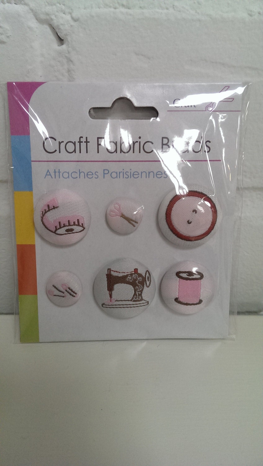 Scrapbooking brads scrapbooking Fabric brad set Etsy