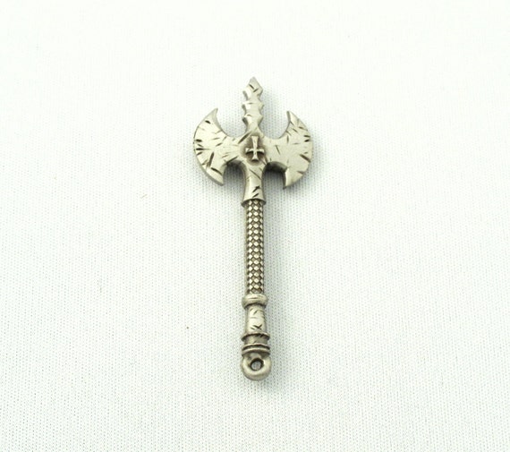 2X Medieval Axe Pendants; Made With Lead Free Pewter
