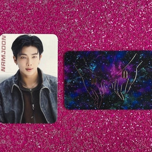 RM Namjoon Indigo Silver Foil Photocard