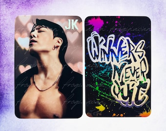 Jungkook/jk 'never Let Go' Wev Raffle Photocard Set - Etsy