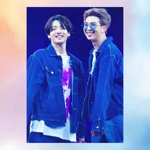 BTS Namkook Namjoon RM | Jungkook 5th Muster in Busan 5x7 Metallic Print