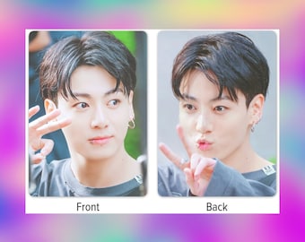 BTS Taekook Taehyung V | Jungkook James Corden Show 5x7 Metallic