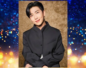 RM | Namjoon Brand Ambassador 5x7 Metallic Print