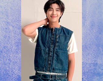 RM Namjoon Indigo 5x7 Metallic Print