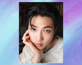 RM Namjoon Weverse Live 5x7 Metallic Print