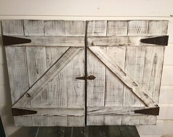 Barn Door Scene Setter Party Wall Decoration Western Farm Photo