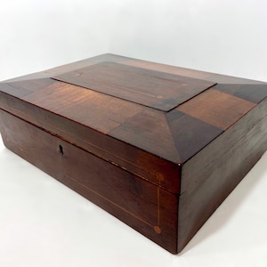 Household Vintage Wooden Sewing Box Diy Sewing Tools - Temu