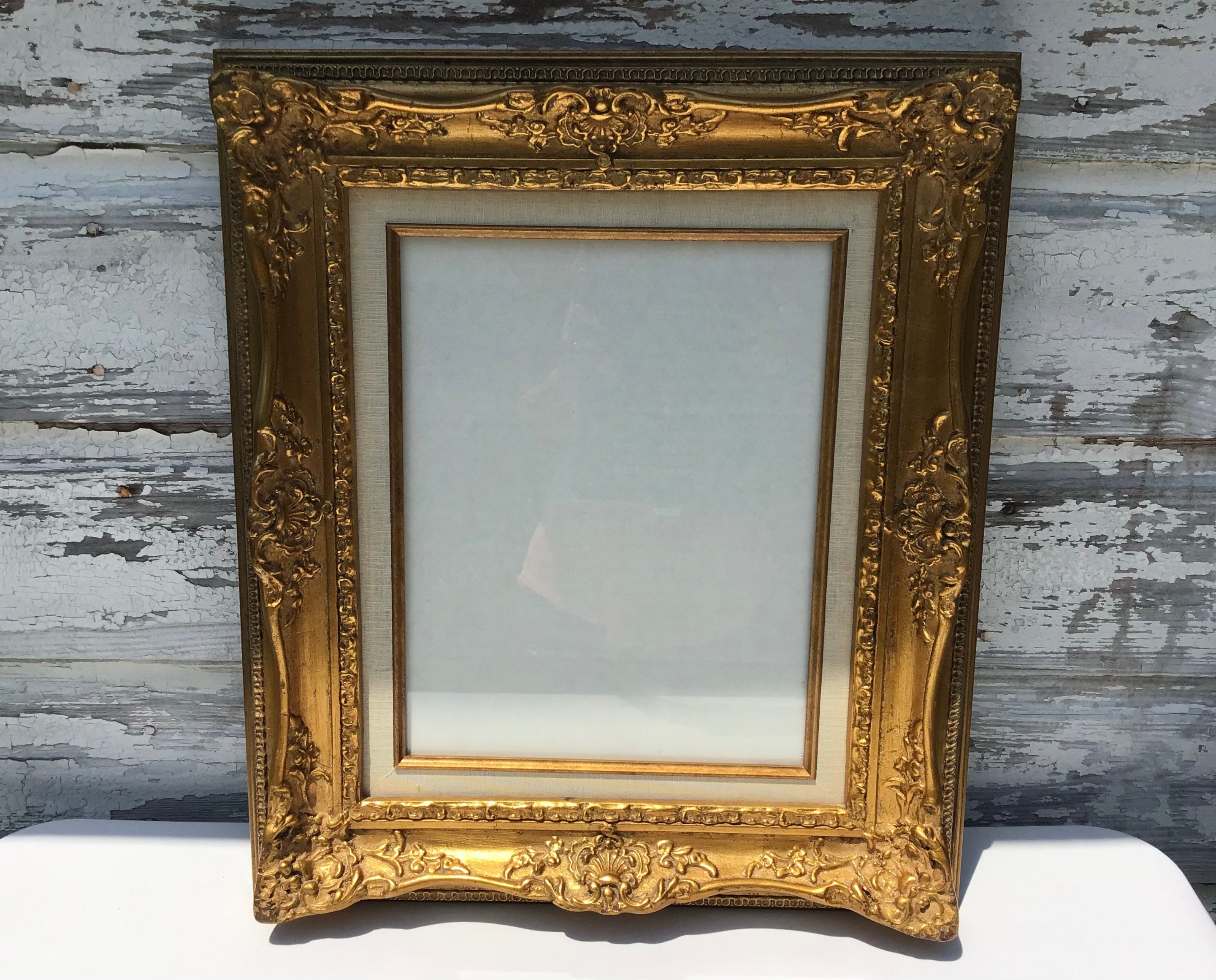 Vintage Ornate Gold Gilt Picture Frame Etsy