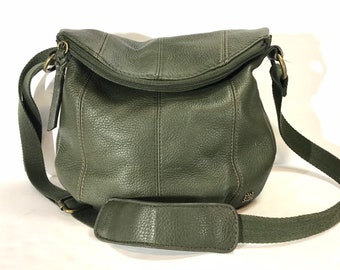 sak black leather purse