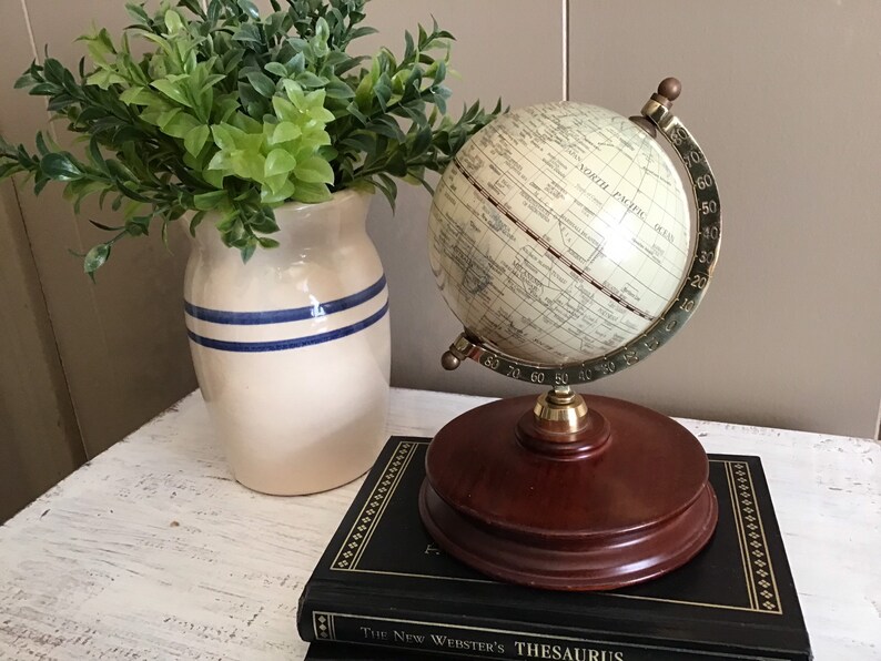 Small Decorative Desk Globe Etsy