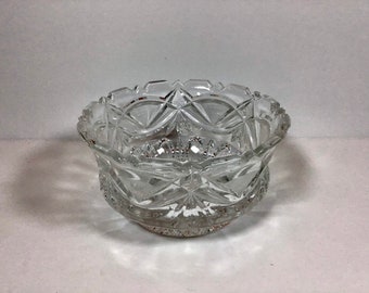 Small Round Crystal Bowl