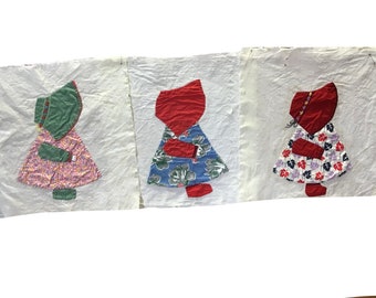 Vintage Sunbonnet Sue Quilting Blocks