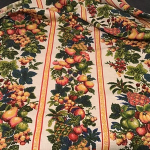 Vintage Waverly Fabric, Upholstery Fabric, Fall Fabric