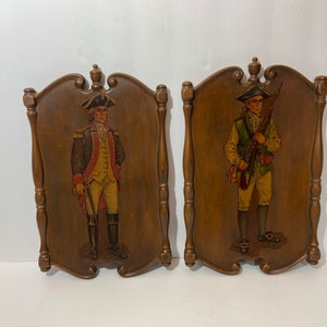 Vintage Wall Plaques, Ceramic Wall Decor