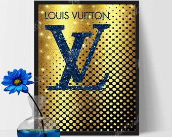 LV Louis Vuitton 8x10 Print Vuitton Logo Girly Print | Etsy