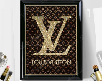 Louis Vuitton 8x10 Print Vuitton Logo Girly Print