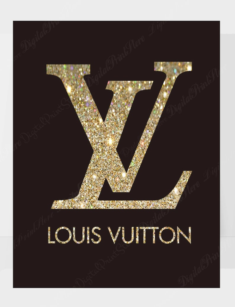 LV Louis Vuitton 8x10 Print Vuitton Logo Girly Print | Etsy