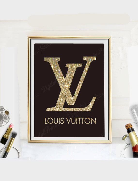 LV Louis Vuitton 8x10 Print Vuitton Logo Girly Print | Etsy