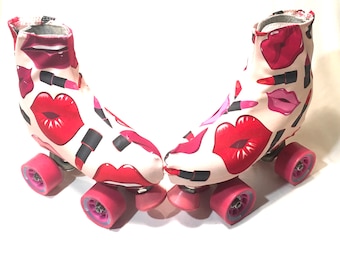 Roller Skate Boot Covers Hot Lips