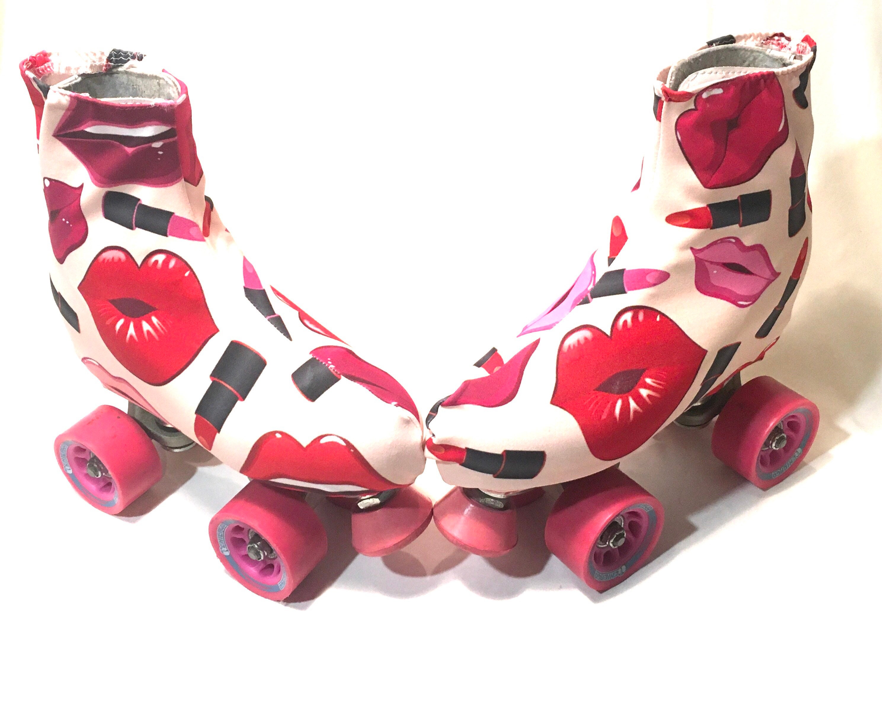 Roller Skate Boot Covers Hot Lips