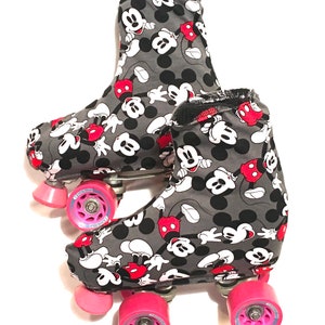 Skate boot covers Disney character
