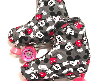 Skate boot covers Disney character