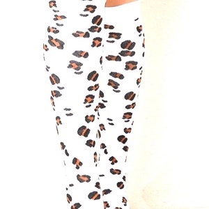 Leopard print knee socks