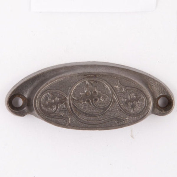 Grape Vine Antique Bin Pull cast iron 1860