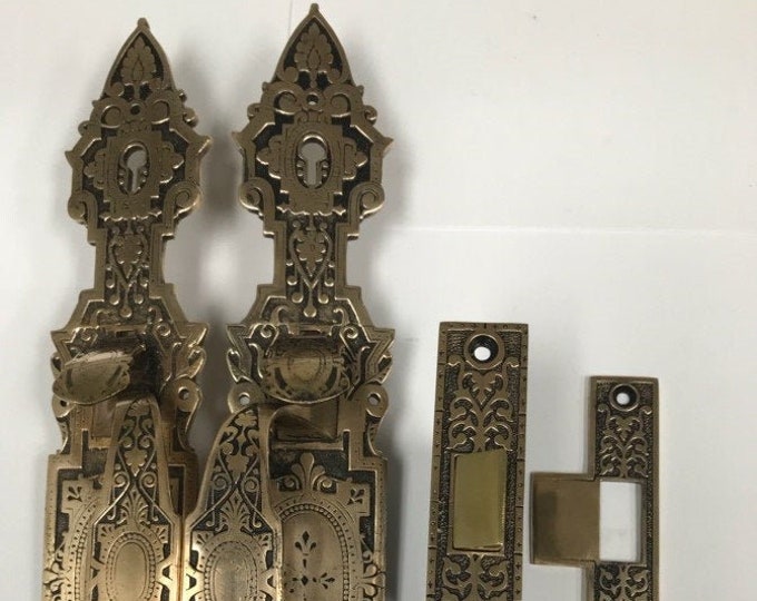 Antique Reproduction Store Entry Door Thumb Latch Set Etsy
