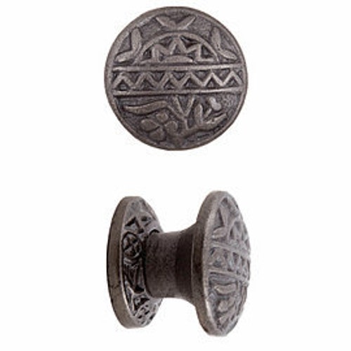 Cast Iron Decorative Cupboard Knob Etsy