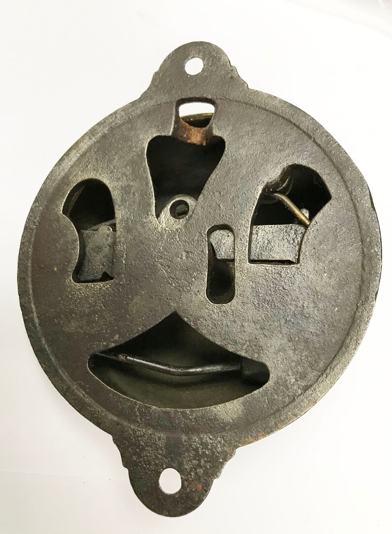 Antique 1885 Cast Bronze Pull Chain Bell 533008 Etsy