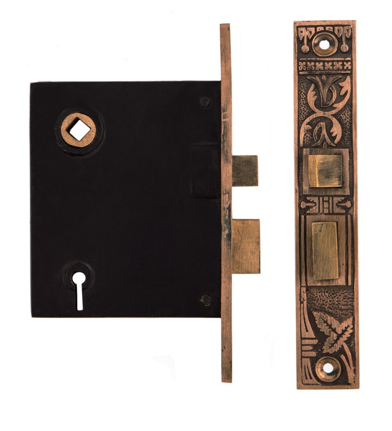 Broken Leaf Keyed Mortise Lock Etsy