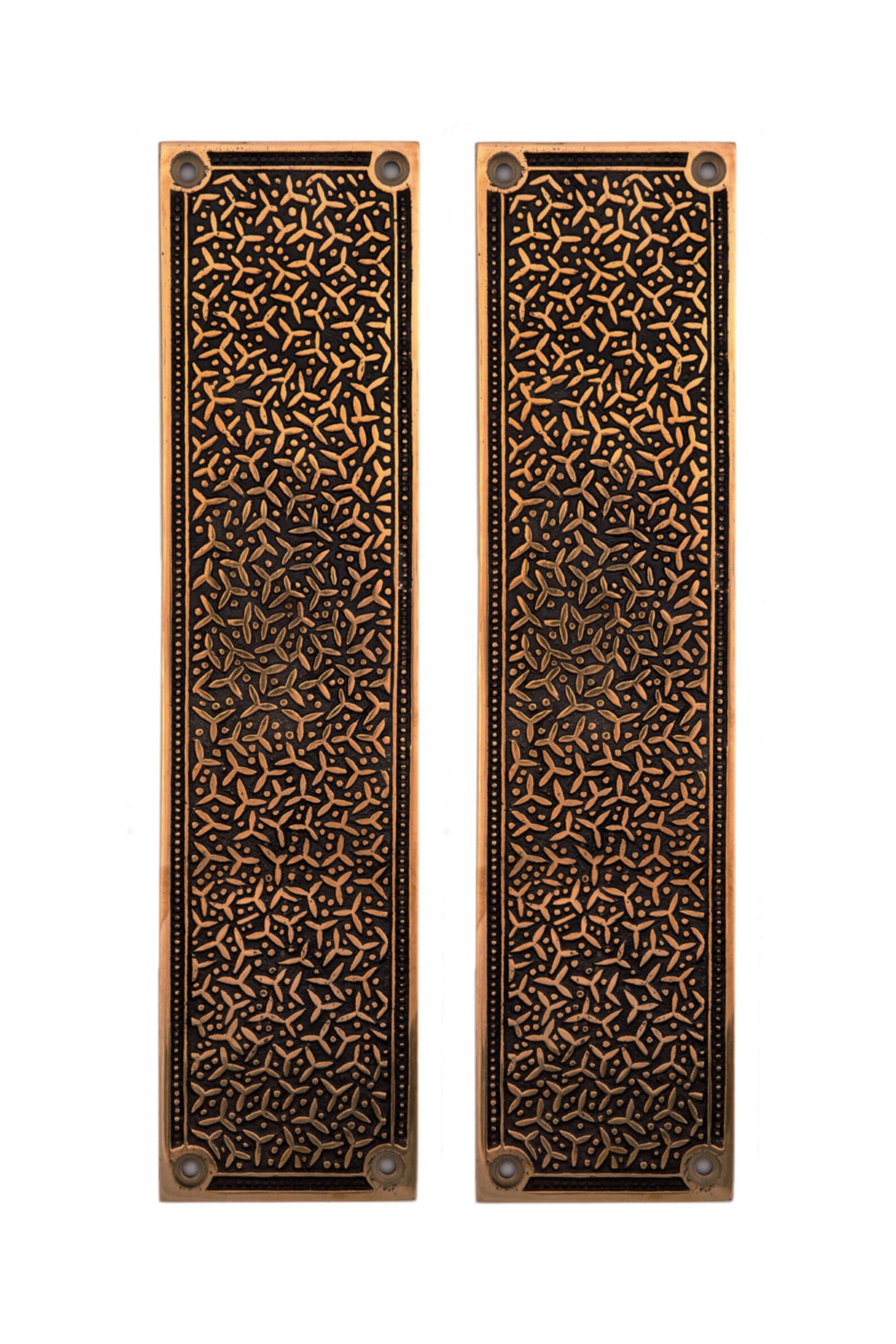 Rice Push Plates Heavy Solid Bronze for Swinging Doors Etsy