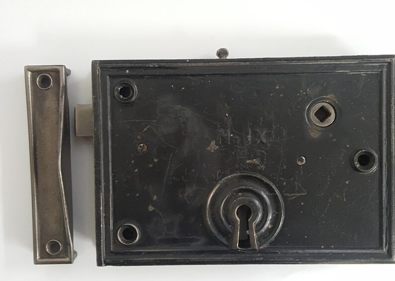 Large Exterior Rim Lock Set 532057 Etsy