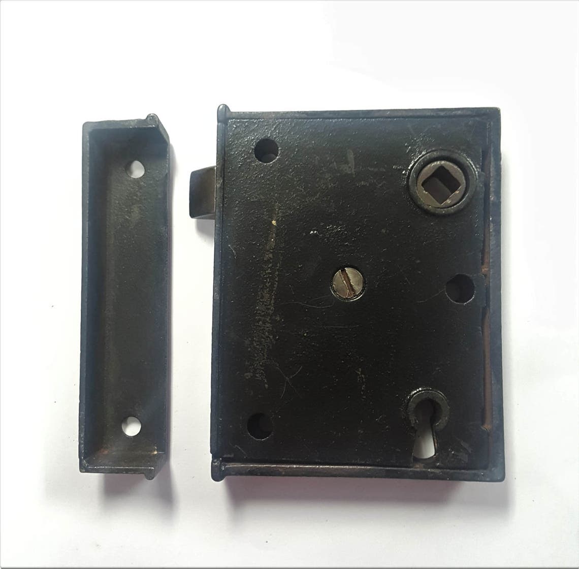 Vertical Right Handed Rim Lock With Working Key E0068 Etsy