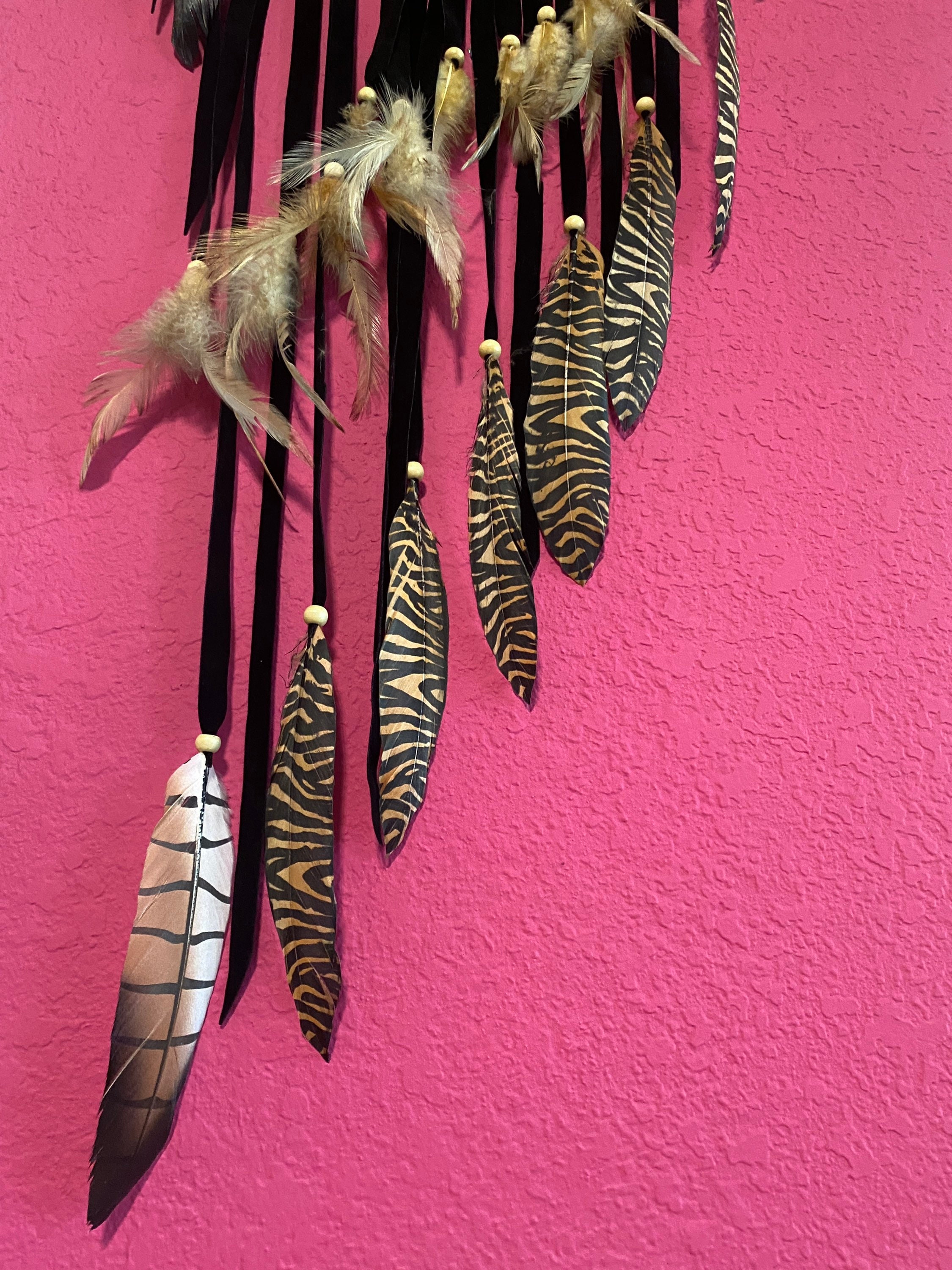 Large Native American Dream Catcher. Bohemian Wall Decor Art Piece With ...