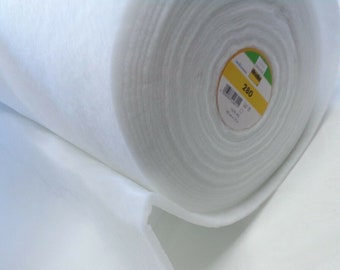 Volume fleece 280, (7.50 euros/meter), white, 90 cm wide