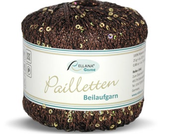 Clisil Hilo De Lentejuelas Brillante De 8.82 Oz