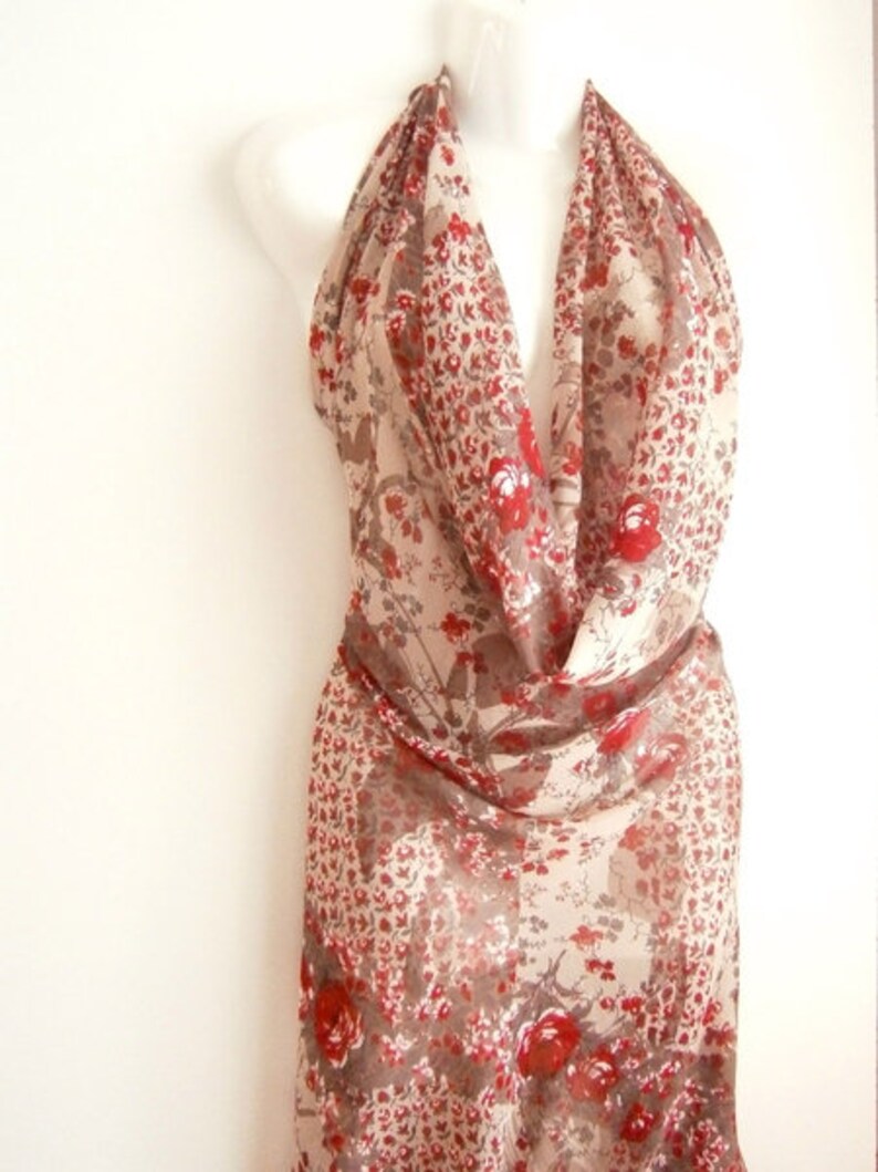 layered look crashed Designer chiffon