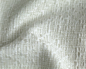 0.5 m boucle, (14.98 euros/meter), 145 cm wide, ecru