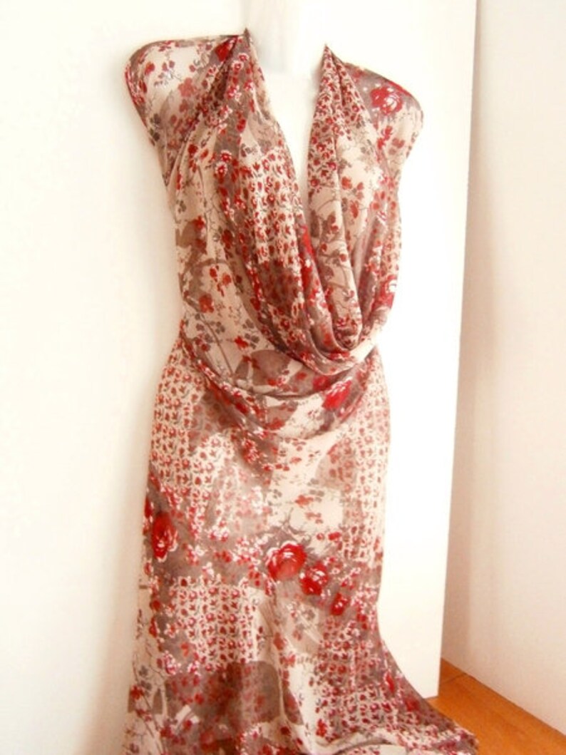 layered look crashed Designer chiffon